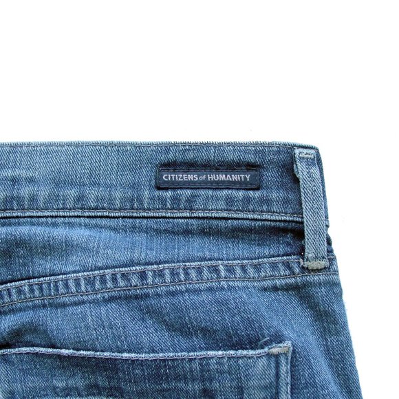 CITIZENS of HUMANITY Dani Cropped Cuffed Straight Jeans Women's 29 - Picture 3 of 8